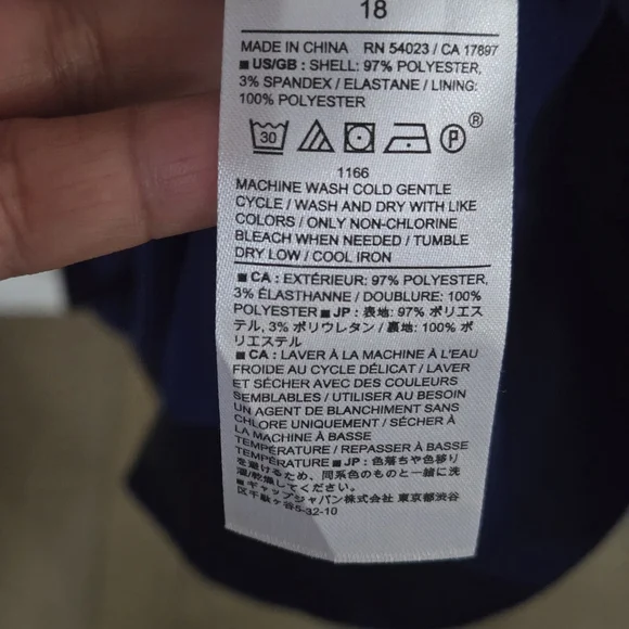 Banana Republic One Shoulder Navy Dress - Picture 9 of 9